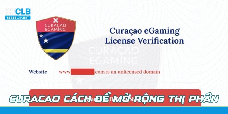 Curacao - cách để nền tảng mở rộng thị trường